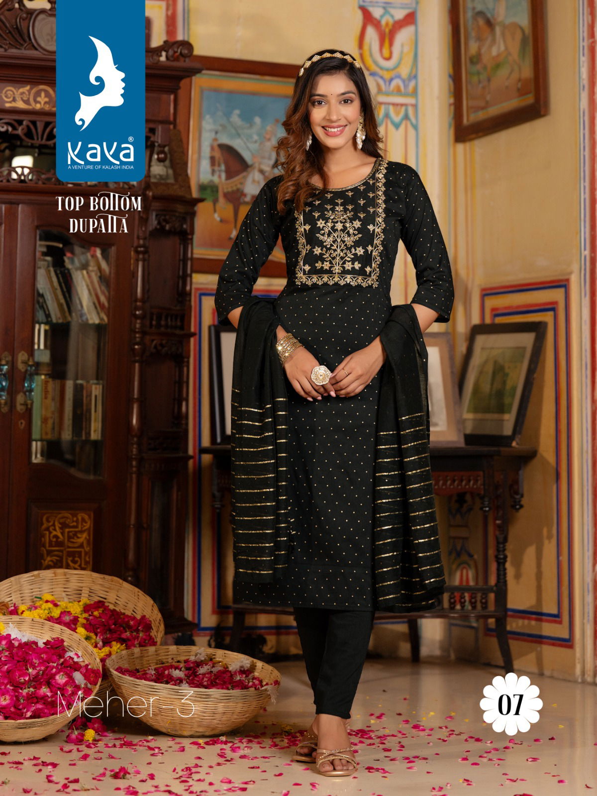 Kaya Meher Vol 3 Designer Readymade Suits Catalog
